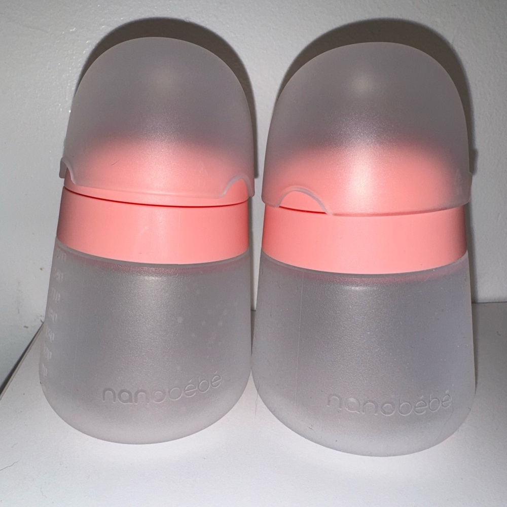 Nanobébé Pink Baby Bottles
